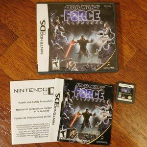 Nintendo DS STAR WARS FORCE UNLEASHED w/ Manual